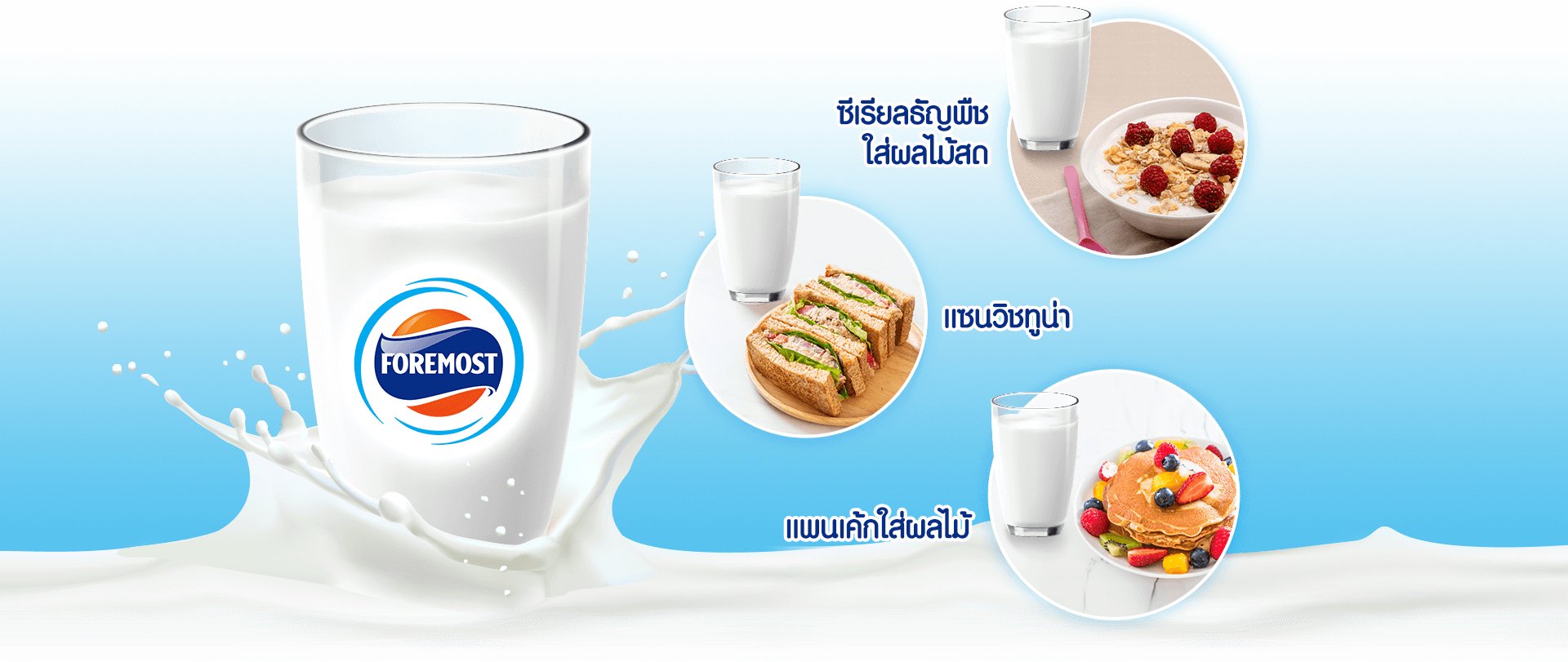 ไอเดียอาหารเช้าสดอร่อยกินคู่นมสด โฟร์โมสต์