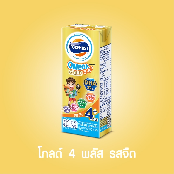 โฟร์โมสต์ โอเมก้า 369 โกลด์ 4 พลัส รสจืด formost omega 369 gold 4 plus