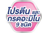 โปรตีนและกรดอะมิโนจำเป็น 9 ชนิด