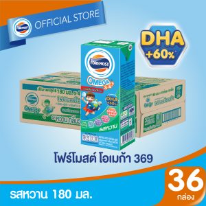 โอเมก้า 369 รสหวาน - 180 มล. 36 กล่อง