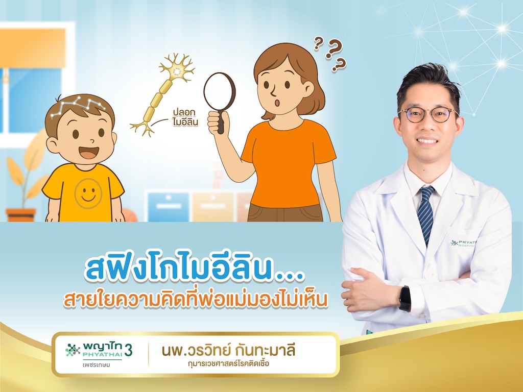 สฟิงโกไมอีลิน (Sphingomyelin): สายใยความคิดที่พ่อแม่มองไม่เห็น