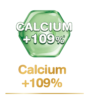 เพิ่มแคลเซียมเป็น 2 เท่า^